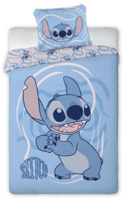 Povlečení Lilo and Stitch blue 140x200, 70x90 cm
