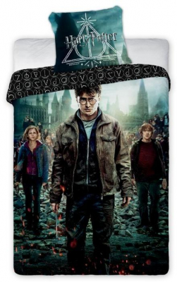 Povlečení Harry Potter Relikvie smrti 140x200, 70x90 cm