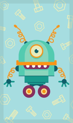 Dětský ručník Robot  50x30 cm