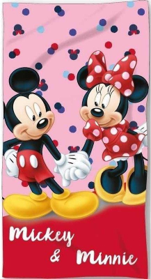 Osuška Mickey a Minnie 70x140 cm