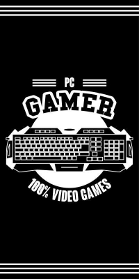 Osuška PC Gamer 70x140 cm