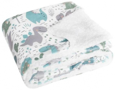 Soft fleece deka s beránkem Dino 80x100 cm