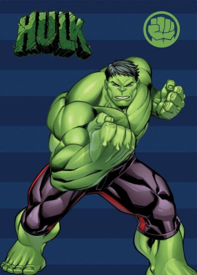 Fleece deka Avengers Hulk 100x140 cm