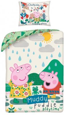 Povlečení Peppa Pig playtime 140x200, 70x90 cm