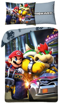 Povlečení Super Mario Bowser 140x200, 70x90 cm
