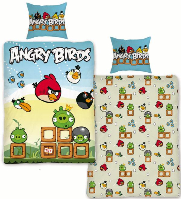 Povlečení Angry Birds Game 140x200 cm