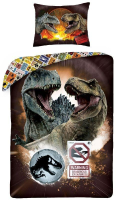 povlečení Dinosauři / Jurský svět, park