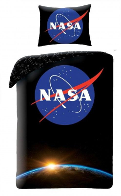 Povlečení NASA Black 140x200, 70x90 cm