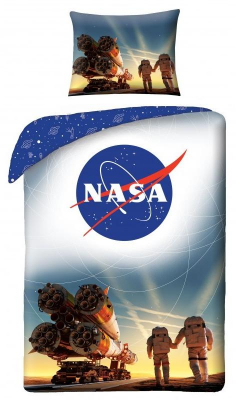 Povlečení NASA raketa 140x200, 70x90 cm