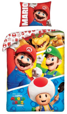 Povlečení Super Mario movie 140x200, 70x90 cm