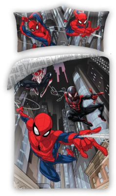 Povlečení Spiderman City 140x200, 70x90 cm