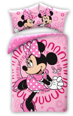 Povlečení Minnie pink 140x200, 70x90 cm