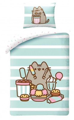 Povlečení Pusheen sladkosti 140x200, 70x90 cm