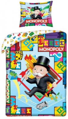 Povlečení Monopoly 140x200, 70x90 cm