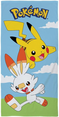 Osuška Pokémon jaro 70x140 cm