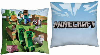 Polštářek Minecraft Farma 40x40 cm