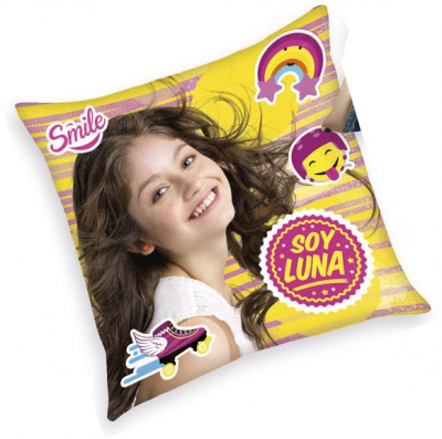 Polštářek Soy Luna Smile 40x40 cm