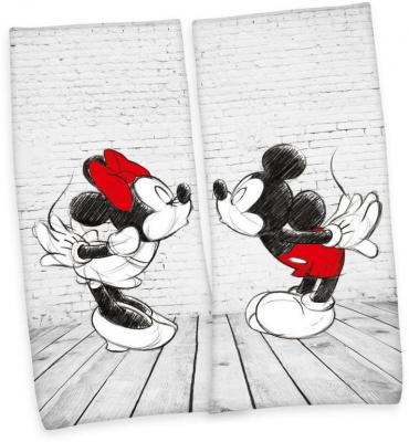 Sada 2 ks osušek Mickey a Minnie  80x180 cm