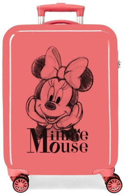 Cestovní kufr ABS Minnie in Love 55 cm