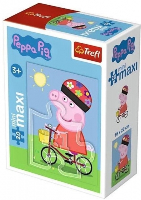 Puzzle Peppa na kole 20 dílků