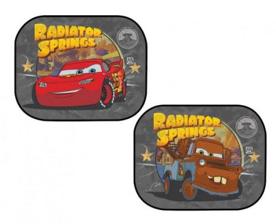 Sluneční clony Blesk a Burák Cars