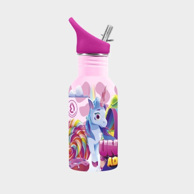 Dětská nerezová láhev Uniland jednorožec 500 ml