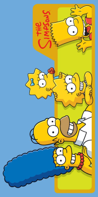 Osuška Simpsons family 75x150 cm