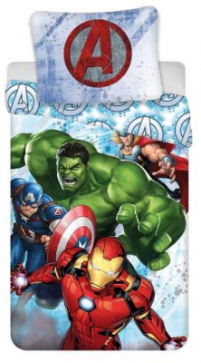 Povlečení Avengers Heroes 140x200, 70x90 cm