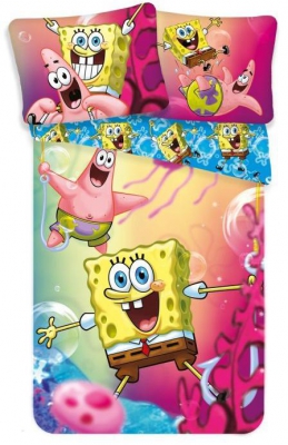 Dětské povlečení SpongeBob 140x200, 70x90 cm
