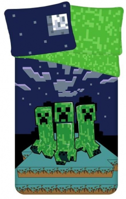 Povlečení Minecraft Sleep Tight  140x200, 70x90 cm