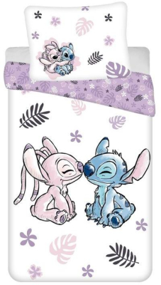 Povlečení Lilo and Stitch White 140x200, 70x90 cm