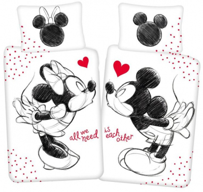 st_076199_jerry_fabrics_povleceni_mickey_a_minnie_all_we_need_bavlna_140_200_70_90_cm