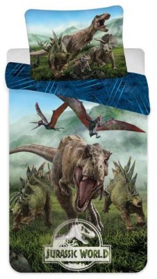 povlečení Dinosauři / Jurský svět, park