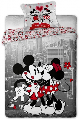 Povlečení Mickey a Minnie v New Yorku 140x200