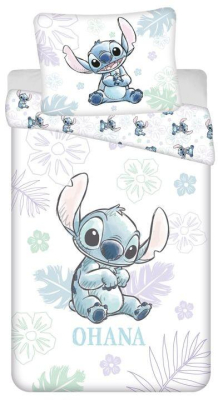 Povlečení Lilo and Stitch Ohana White 140x200, 70x90 cm