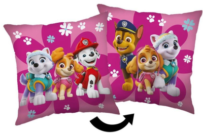 st_084965_jerry_fabrics_polstarek_paw_patrol_flowers_polyester_40_40_cm