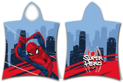 Pončo Spiderman Super Hero 50x115 cm