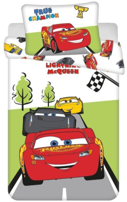 Povlečení do postýlky Cars Champion baby 100x135, 40x60 cm