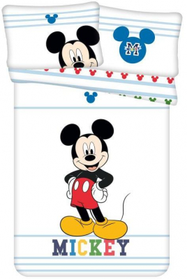 Povlečení do postýlky Mickey colors 100x135, 40x60 cm