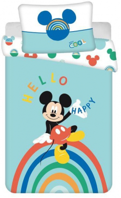 st_100721_jerry_fabrics_povleceni_do_postylky_mickey_rainbow_baby_bavlna_100_135_40_60_cm