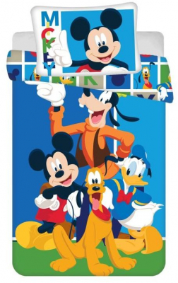 Povlečení do postýlky Mickey and Friends 100x135, 40x60 cm