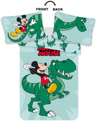 st_104775_jerry_fabrics_povleceni_do_postylky_mickey_dino_baby_bavlna_100_135_40_60_cm