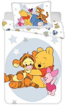 st_107485_jerry_fabrics_povleceni_do_postylky_medvidek_pu_stars_baby_bavlna_100_135_40_60_cm