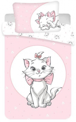 st_108131_jerry_fabrics_povleceni_do_postylky_kocicka_marie_like_pink_baby_bavlna_100_135_40_60_cm