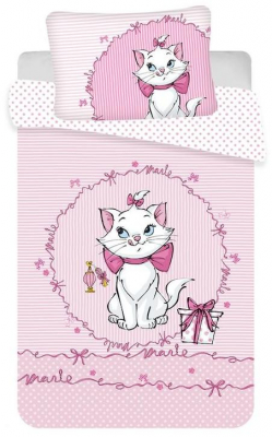 st_108308_jerry_fabrics_povleceni_do_postylky_kocicka_marie_pink_baby_bavlna_100_135_40_60_cm