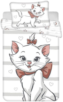 Povlečení do postýlky Kočička Marie Bow Baby 100x135 cm