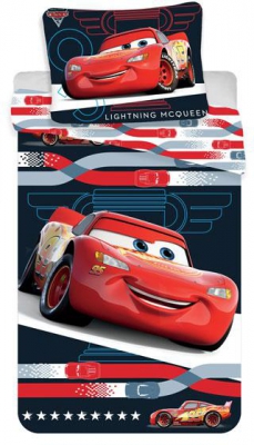 Povlečení Cars 3 McQueen micro 140x200, 70x90 cm