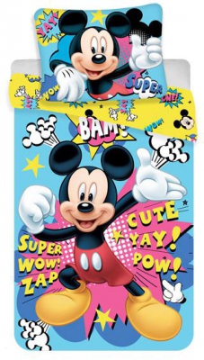 Dětské povlečení Mickey BAM micro140x200, 70x90 cm