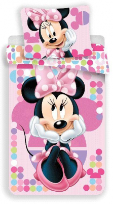 Dětské povlečení Minnie pink 03 micro 140x200, 70x90 cm