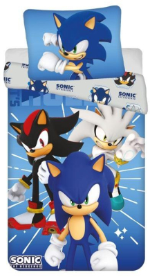Povlečení Ježek Sonic 140x200, 70x90 cm
